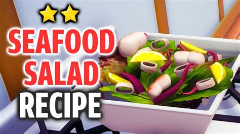 how do you make seafood salad in dreamlight valley|Seafood Salad